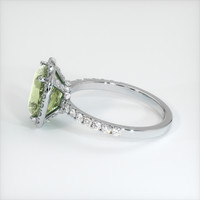 2.88 Ct. Sapphire Ring, 18K White Gold 4