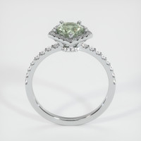 0.81 Ct. Sapphire Ring, 18K White Gold 3