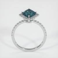 2.40 Ct. Sapphire Ring, 18K White Gold 3
