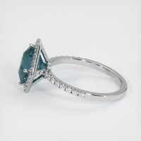 2.40 Ct. Sapphire Ring, 18K White Gold 4