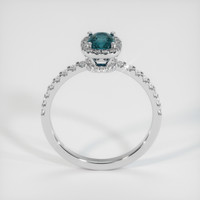 0.90 Ct. Sapphire Ring, 18K White Gold 3