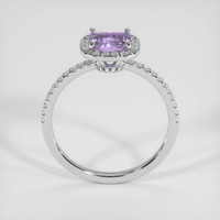 1.16 Ct. Purple Sapphire Ring, 18K White Gold 3