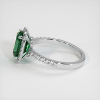 3.08 Ct. Sapphire Ring, 18K White Gold 4