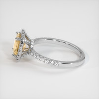 1.45 Ct. Sapphire Ring, 18K White Gold 4