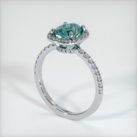 1.19 Ct. Sapphire Ring, 18K White Gold 2
