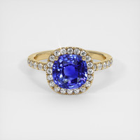 3.24 Ct. Sapphire Ring, 14K Yellow Gold 1