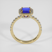 1.00 Ct. Blue Opal Ring, 14K Yellow Gold 3