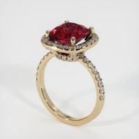 3.36 Ct. Ruby Ring, 14K Yellow Gold 2