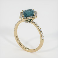 2.40 Ct. Sapphire Ring, 14K Yellow Gold 2