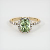 1.66 Ct. Sapphire Ring, 14K Yellow Gold 1