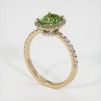 1.66 Ct. Sapphire Ring, 14K Yellow Gold 2