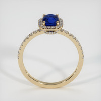1.32 Ct. Blue Sapphire Ring, 18K Yellow Gold 3