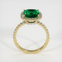2.39 Ct. Emerald Ring, 18K Yellow Gold 3