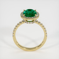 1.90 Ct. Emerald Ring, 18K Yellow Gold 3