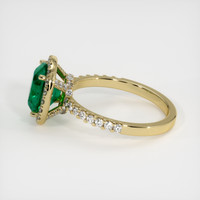 1.90 Ct. Emerald Ring, 18K Yellow Gold 4