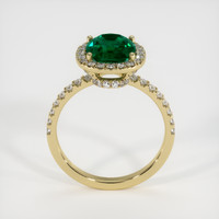 2.44 Ct. Emerald Ring, 18K Yellow Gold 3