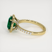 2.44 Ct. Emerald Ring, 18K Yellow Gold 4