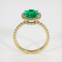 1.97 Ct. Emerald Ring, 18K Yellow Gold 3