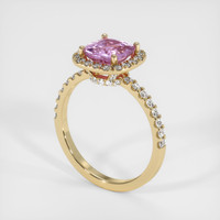 2.06 Ct. Sapphire Ring, 18K Yellow Gold 2
