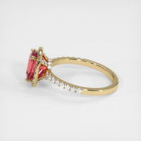 2.03 Ct. Sapphire Ring, 18K Yellow Gold 4