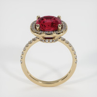 3.36 Ct. Ruby Ring, 18K Yellow Gold 3