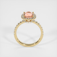 2.33 Ct. Padparadscha Sapphire Ring, 18K Yellow Gold 3