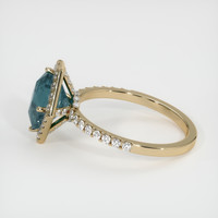 2.40 Ct. Sapphire Ring, 18K Yellow Gold 4