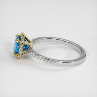 1.85 Ct. Gemstone Ring, 14K Yellow & White 4