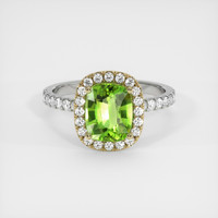 1.70 Ct. Gemstone Ring, 14K Yellow & White 1