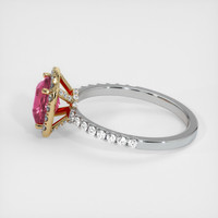 1.41 Ct. Ruby Ring, 14K Yellow & White 4