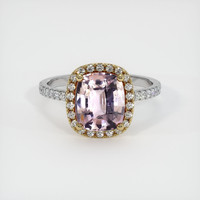 0.75 Ct. Sapphire Ring, 18K Yellow & White 1