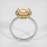 3.43 Ct. Sapphire Ring, 18K Yellow & White 3