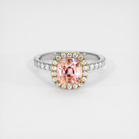 2.33 Ct. Sapphire Ring, 18K Yellow & White 1