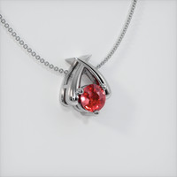 Ruby Pendant 1.12 Ct., 14K White Gold Preview
