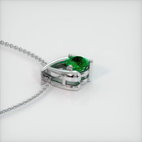 Emerald Pendant 0.95 Ct., 18K White Gold Preview