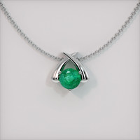 Emerald Pendant 1.69 Ct., 18K White Gold Preview