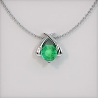 Emerald Pendant 0.82 Ct. 18K White Gold Preview