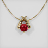 Ruby Pendant 1.12 Ct., 14K Yellow Gold Preview