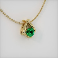 Emerald Pendant 0.95 Ct., 18K Yellow Gold Preview