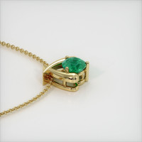 Solitaire Emerald Pendant 1.69 Ct., 18K Yellow Gold Preview