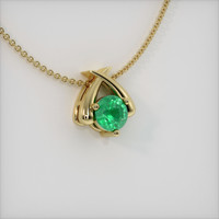 Emerald Pendant 0.82 Ct. 18K Yellow Gold Preview