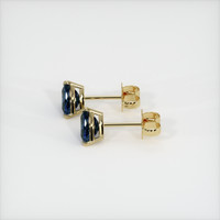 <span>1.79</span>&nbsp;<span class="tooltip-light">Ct.Tw.<span class="tooltiptext">Total Carat Weight</span></span> Sapphire Earrings, 14K Yellow Gold 3