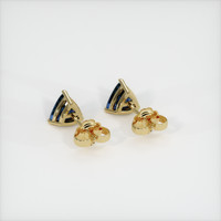 <span>1.79</span>&nbsp;<span class="tooltip-light">Ct.Tw.<span class="tooltiptext">Total Carat Weight</span></span> Sapphire Earrings, 14K Yellow Gold 4