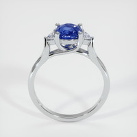 1.20 Ct. Blue Sapphire Ring, Platinum 950 3