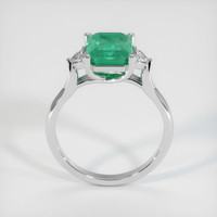 2.16 Ct. Emerald Ring, Platinum 950 3