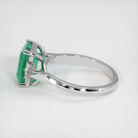 2.16 Ct. Emerald Ring, Platinum 950 4
