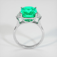 5.86 Ct. Emerald Ring, Platinum 950 3