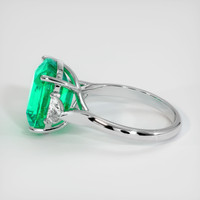 5.86 Ct. Emerald Ring, Platinum 950 4