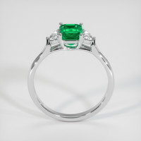 0.83 Ct. Emerald Ring, Platinum 950 3