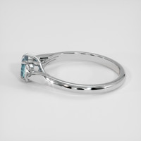 0.47 Ct. Bluish Green to Reddish Purple Alexandrite Ring, Platinum 950 4